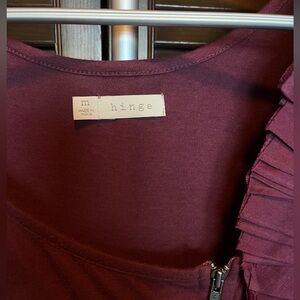 Maroon/ Plum Hinge Fashion Tanktop